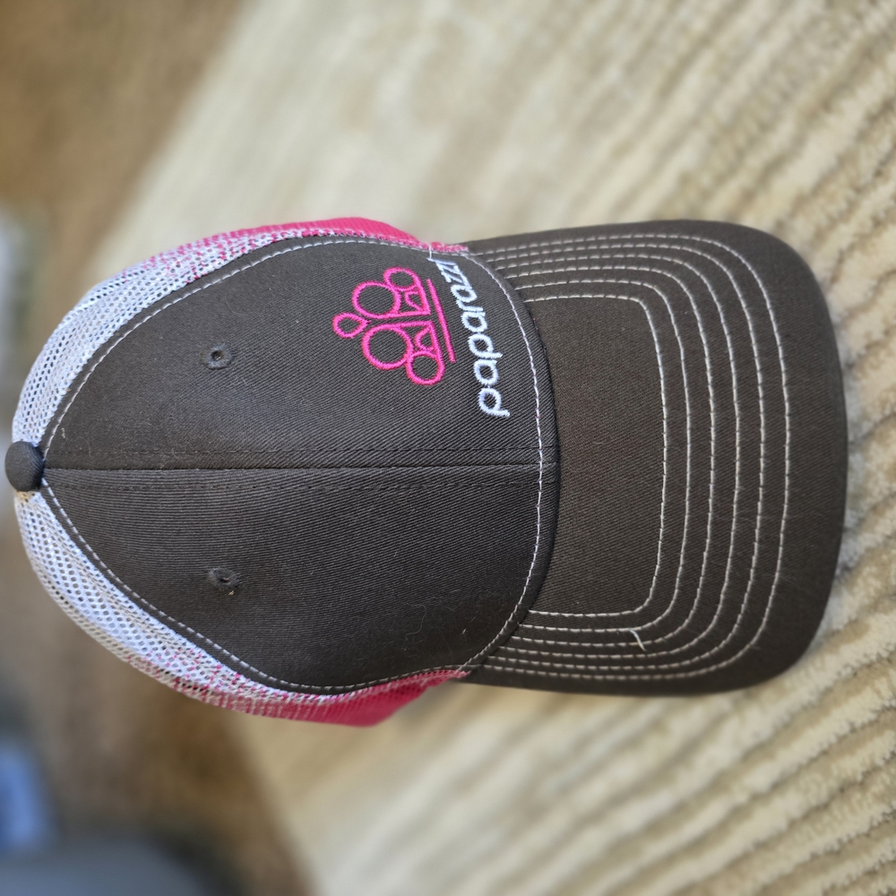 Popatu Pink and Black Hat Two-Tone Accessory